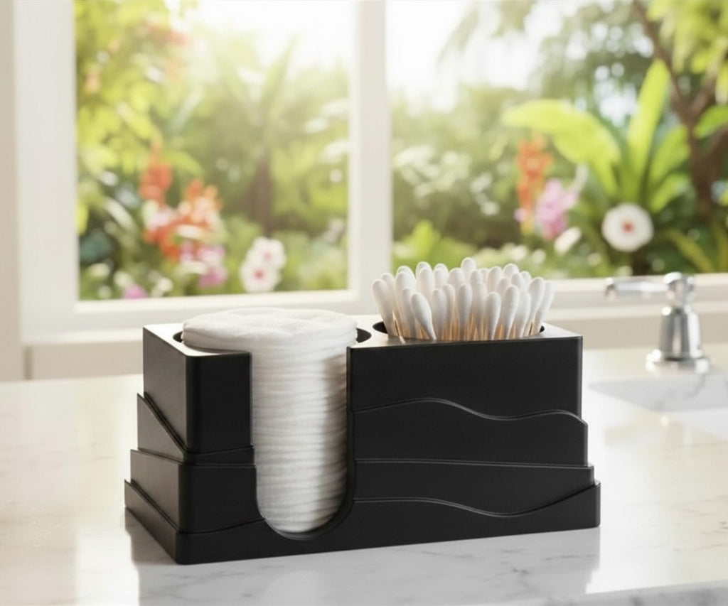 Cotton Swabs and Pads Holder