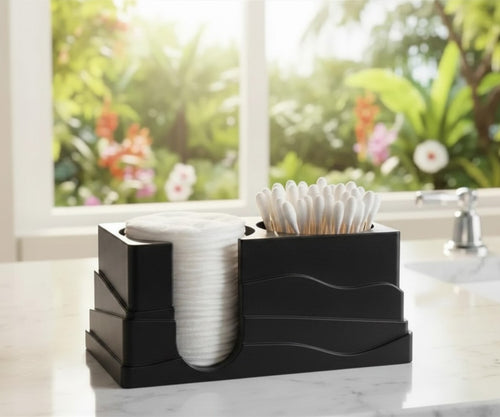 Cotton Swabs and Pads Holder